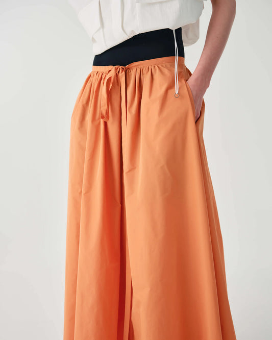 Beatrice Made In Italy Orange Skirt