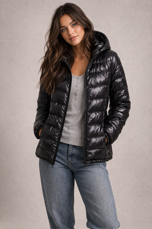 Women Puffer Jacket Lightweight Duck Down