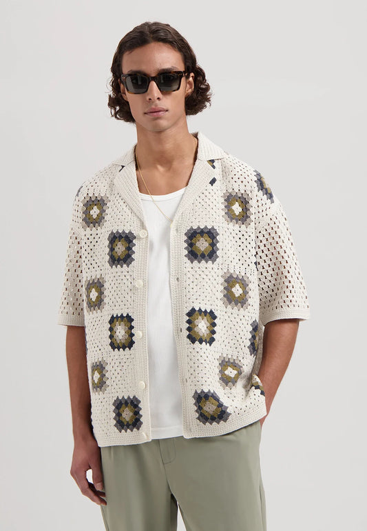 DSTREZZED SHANE COTTON MIX CROCHET