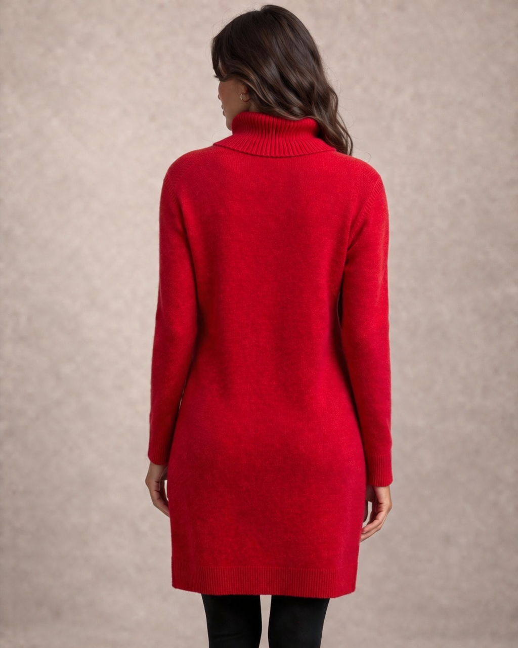 Bella Turtle Neck Dress With Pockets