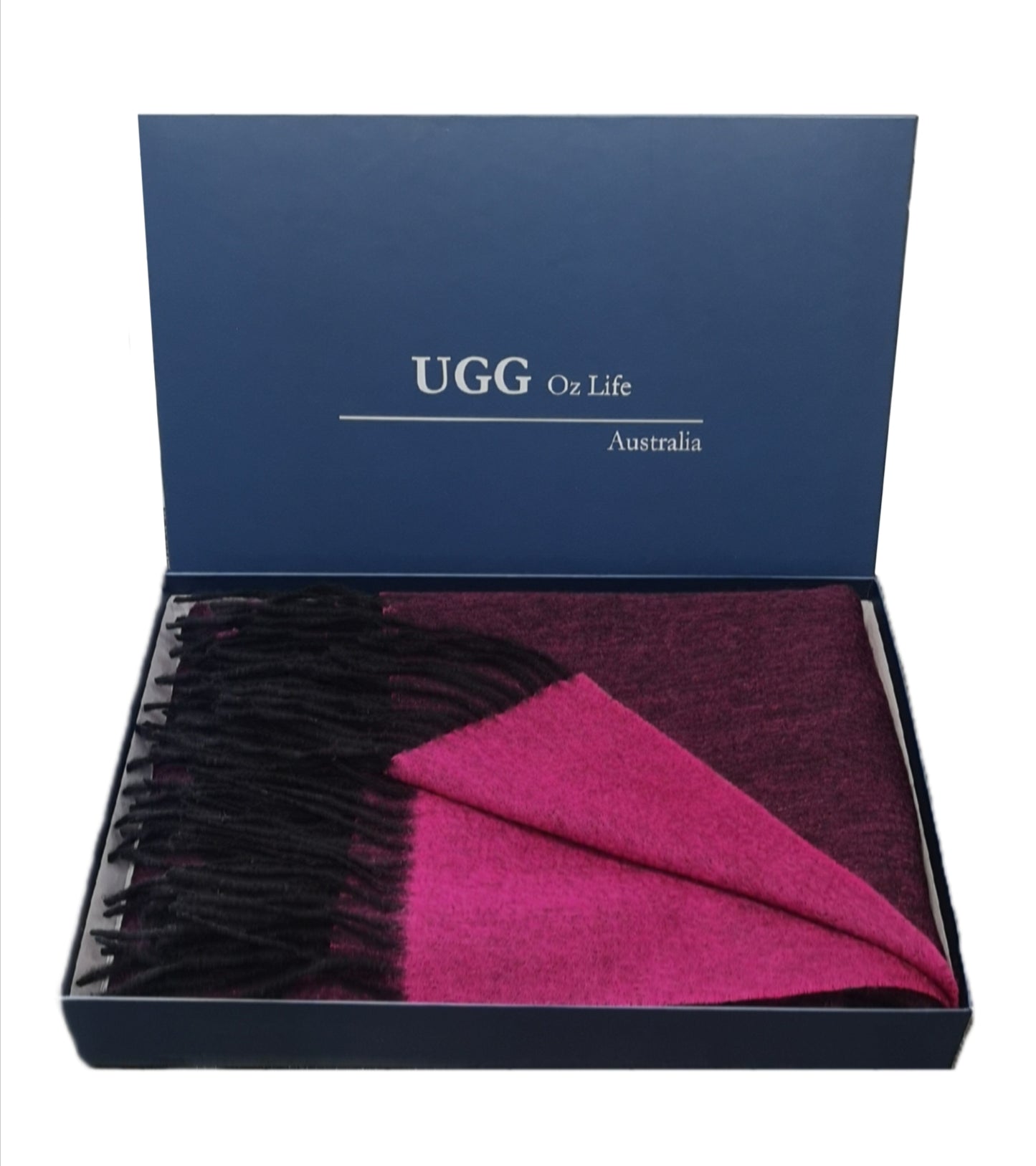 UGG Pure wool shawl/ Scarf /wrap reversible