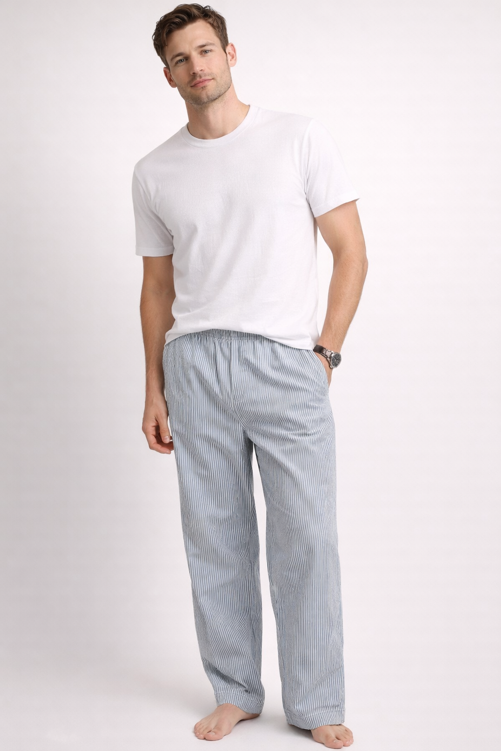 CROSSLEY STRIPY PANTS MADE IN ITALY