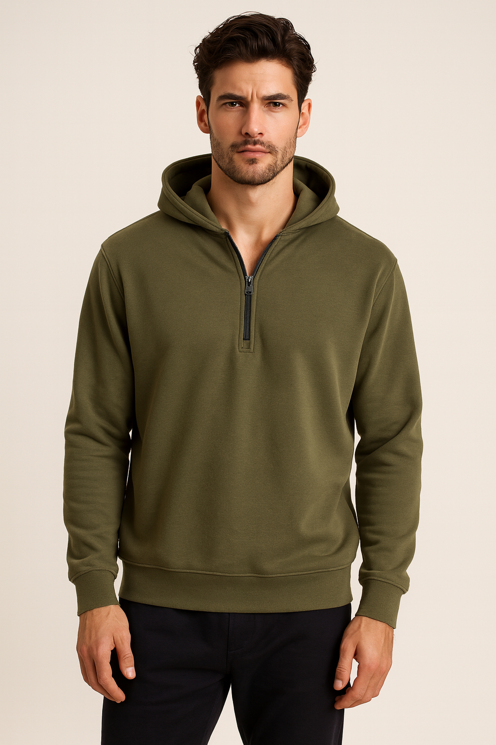 Crossley 1/4 Zip Hoodie MADE IN ITALY