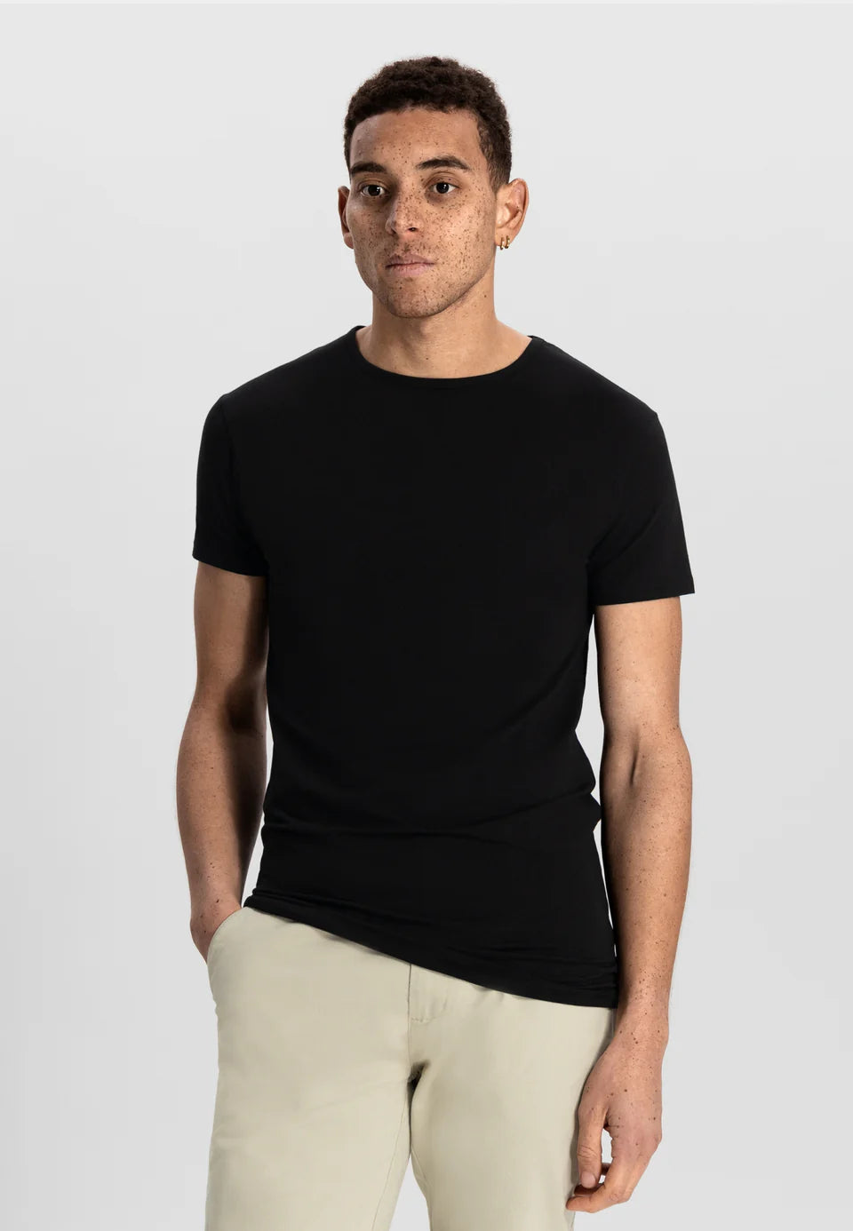 DSTREZZED EASTWOOD 2 PACK VEE OR CREW NECK BAMBOO BLEND