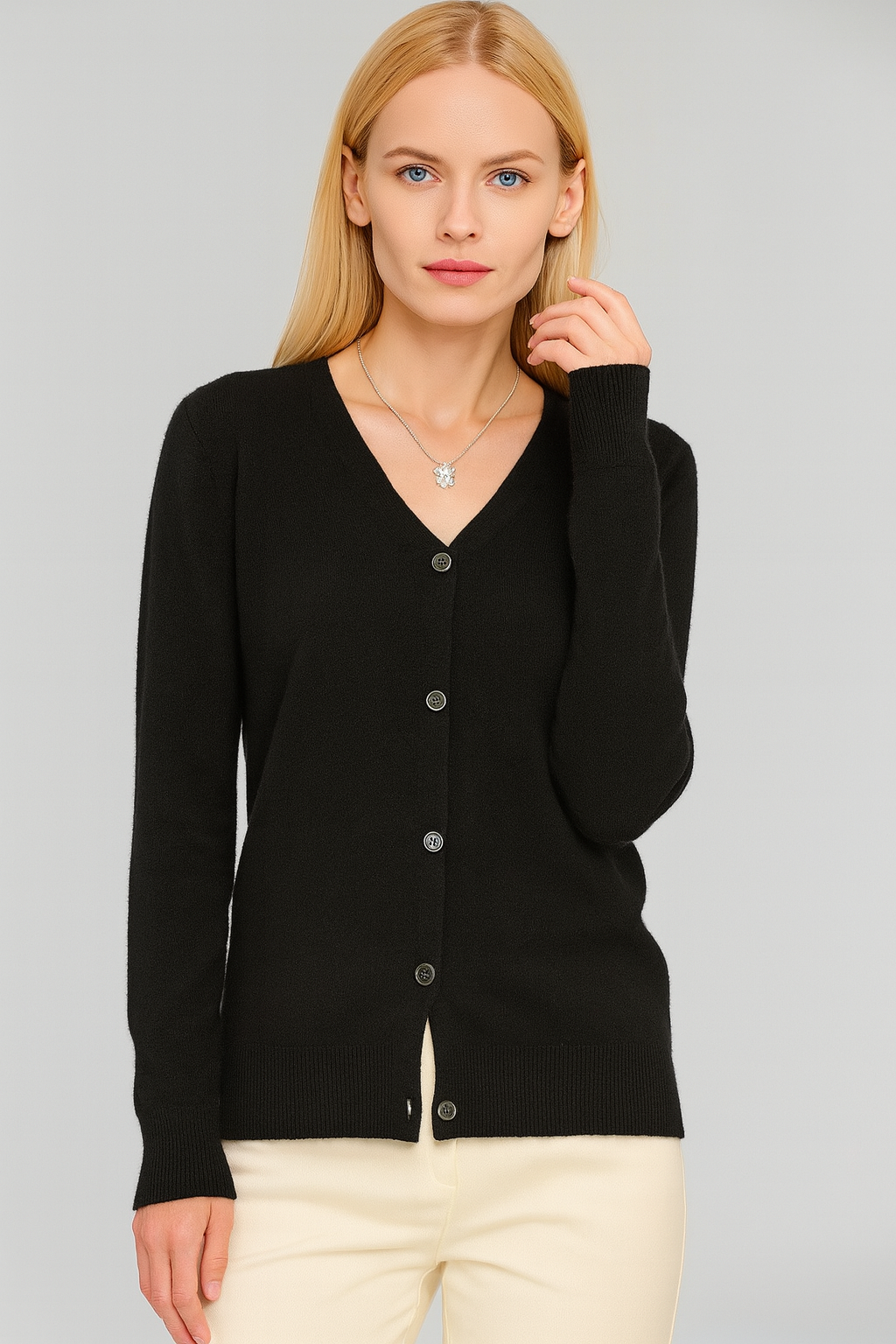 Pure wool Cardigan V-Neck Knit on Australia