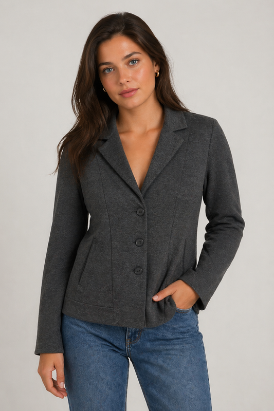 BEATRICE V NECK BLAZER JACKET