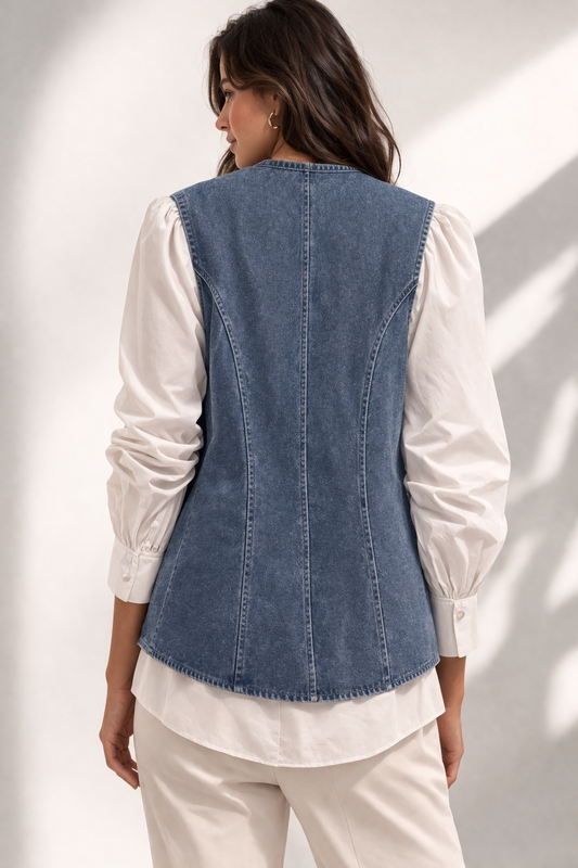 BELLA DAHL HIGH NECK VEST