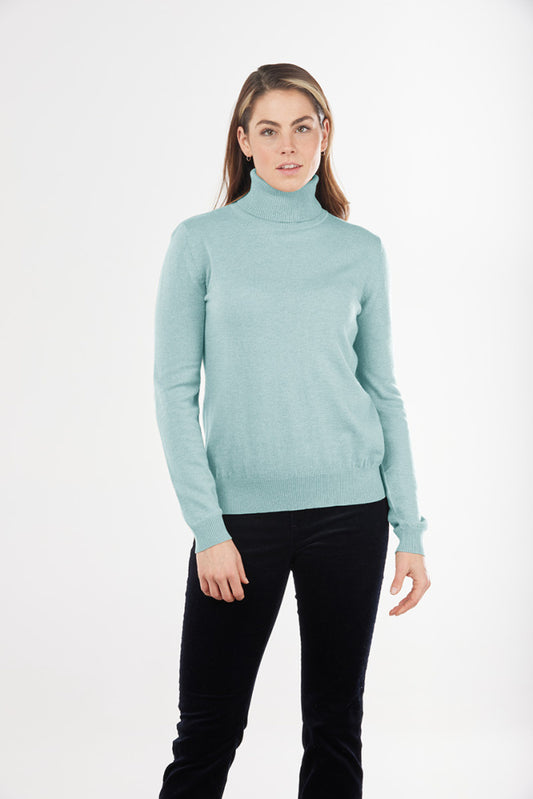 Essential Roll Neck Pullover, knitwear at Knit-On Australia