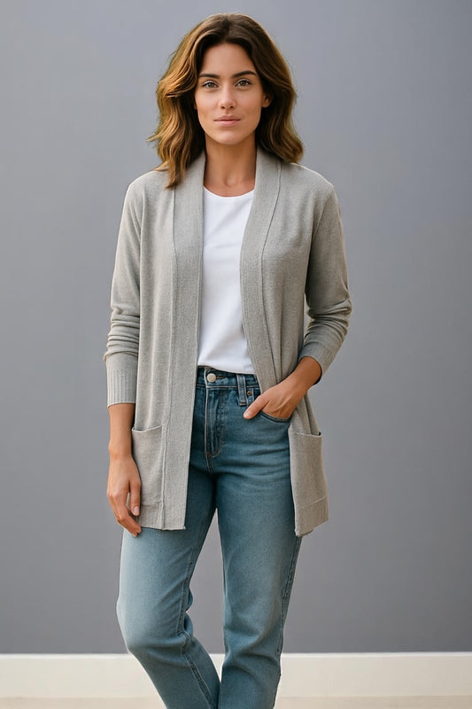 BELLA SWING COAT WITH POCKETS