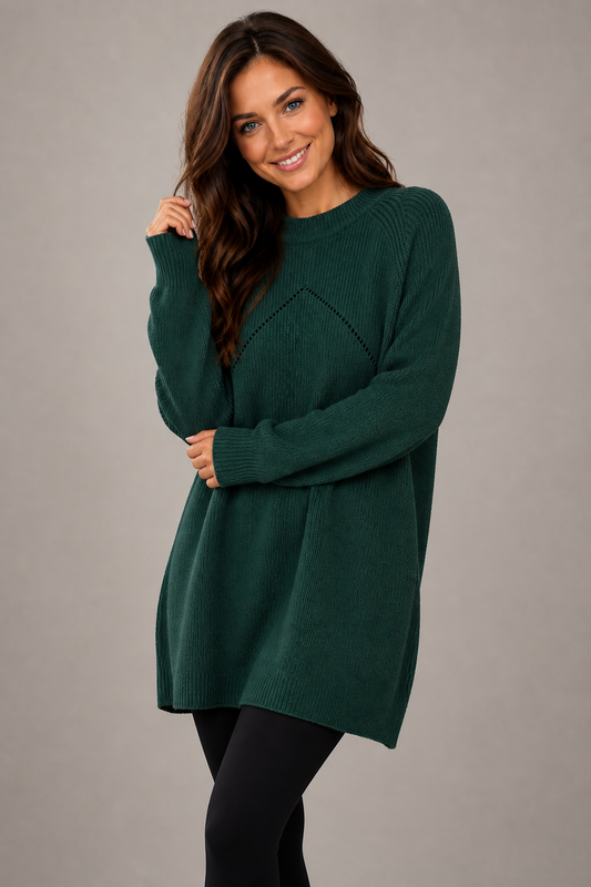 TUNIC MOCK NECK