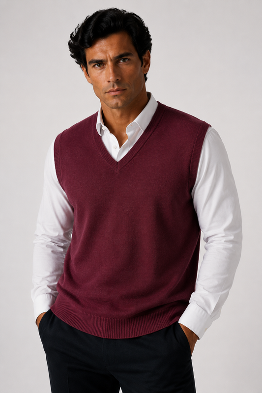 MTF Machine Washable Vest Pure Wool