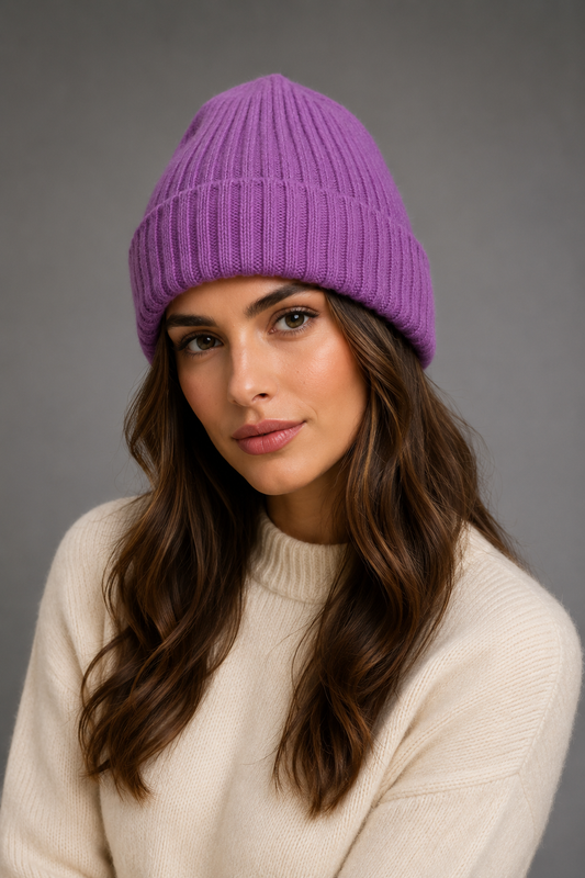 Pure Wool Beanie - Unisex