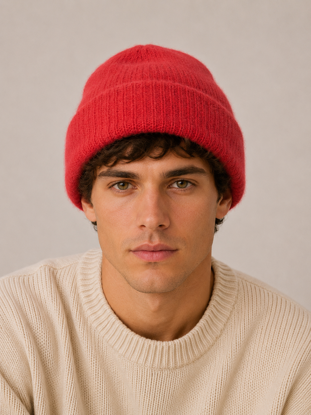 Unisex Premium Angora Fur Beanie
