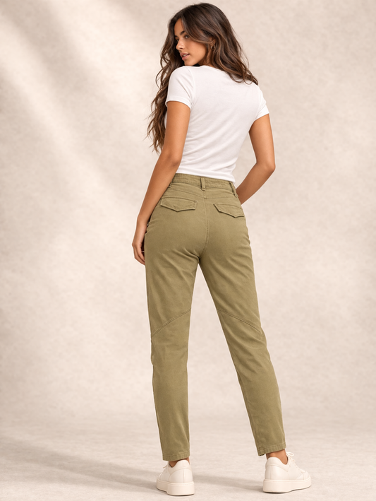 IVY-Karmey Chino Colour - Army Green