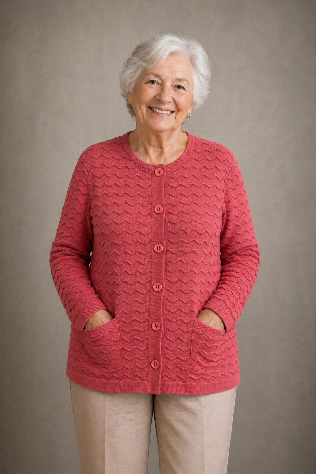 Cardigan with pockets