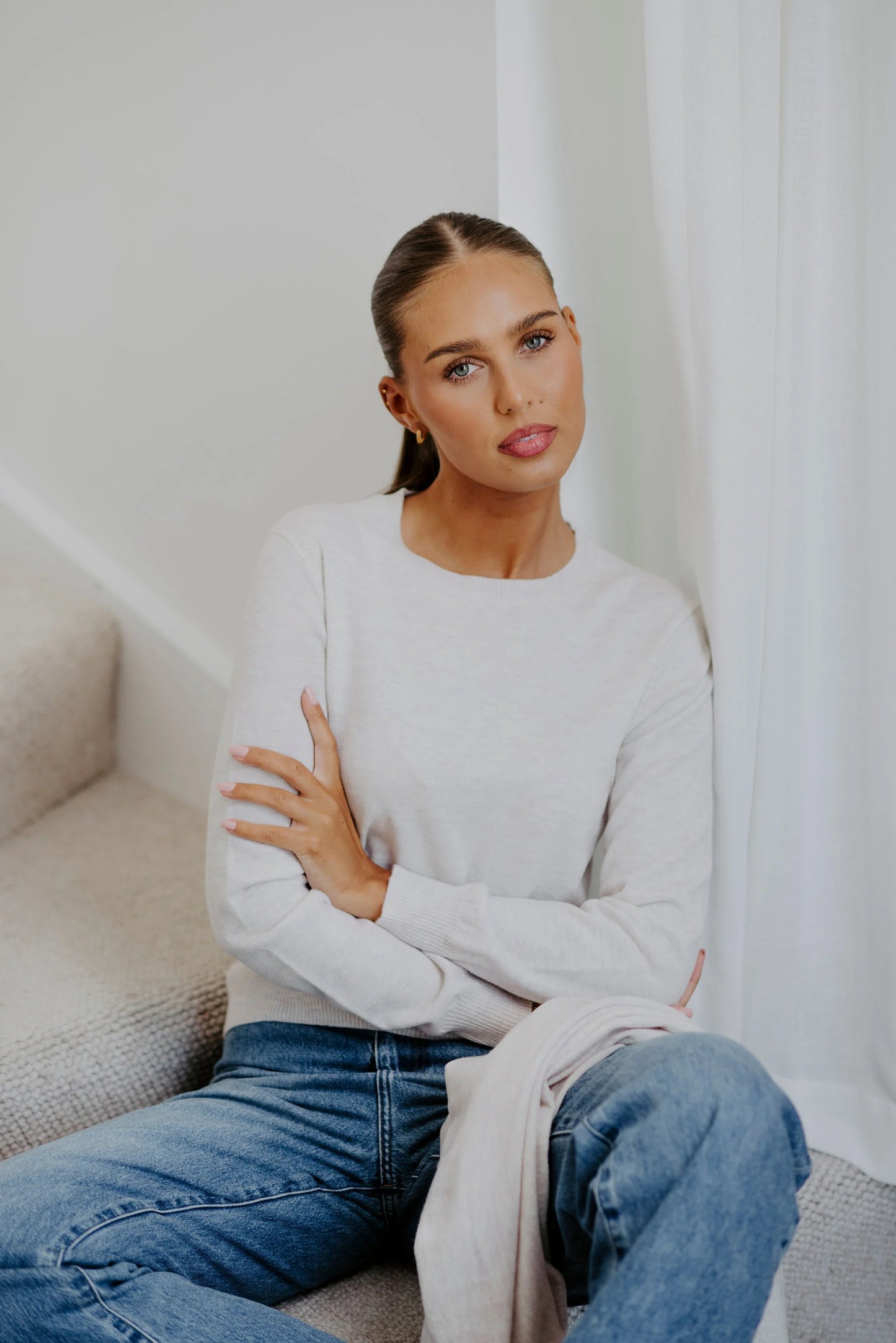 Bridge & Lord - Chloe Crew Neck Pullover