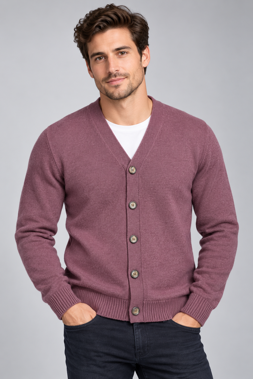 Bridge & Lord - Mens Button Cardigan