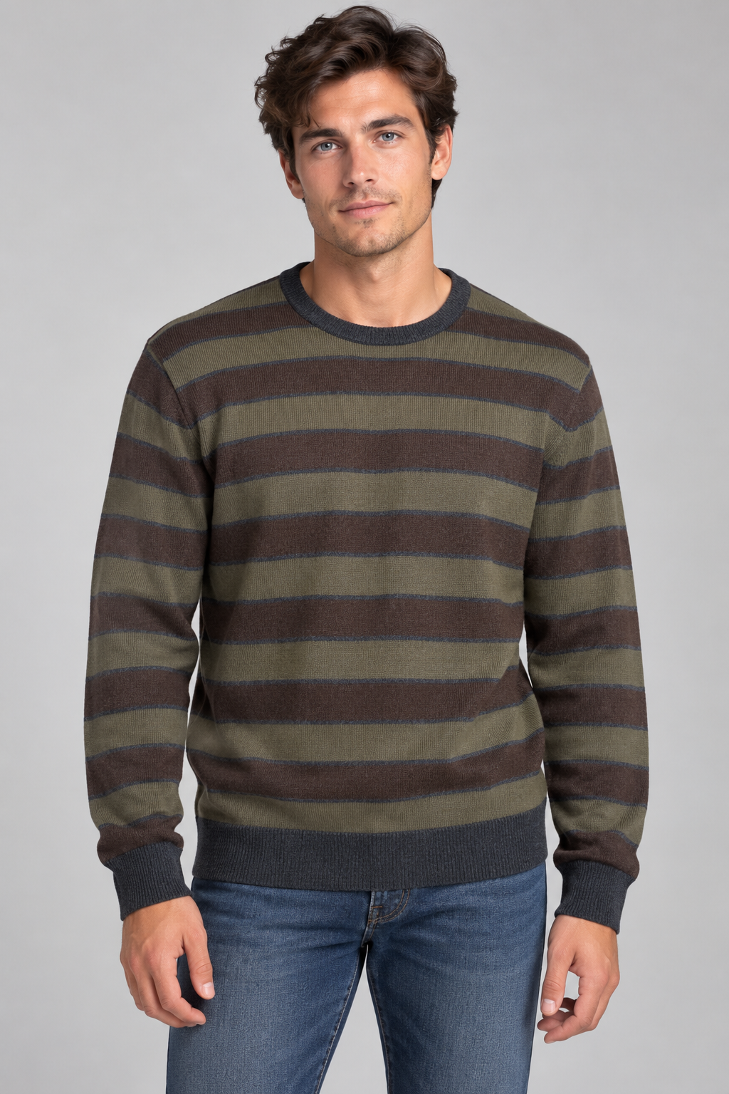 Stripy Crewneck Pullover