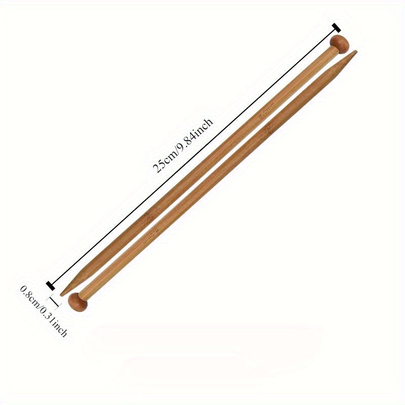 Wooden Knitting Needle Set