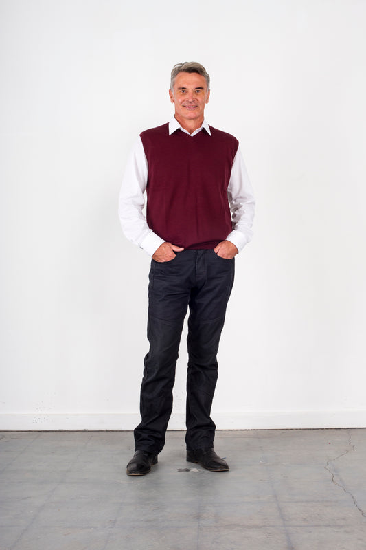 Ansett Vest V-Neck Fine Gage