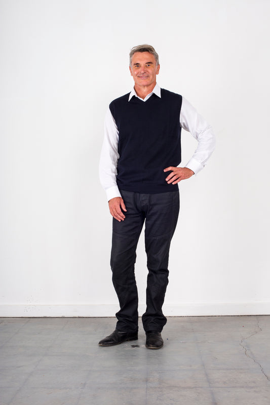 Ansett Vest V-Neck Fine Gage