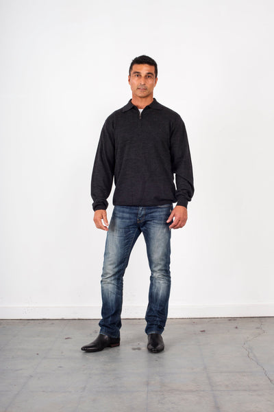 Men's jumper and pullover: 1/4 zip