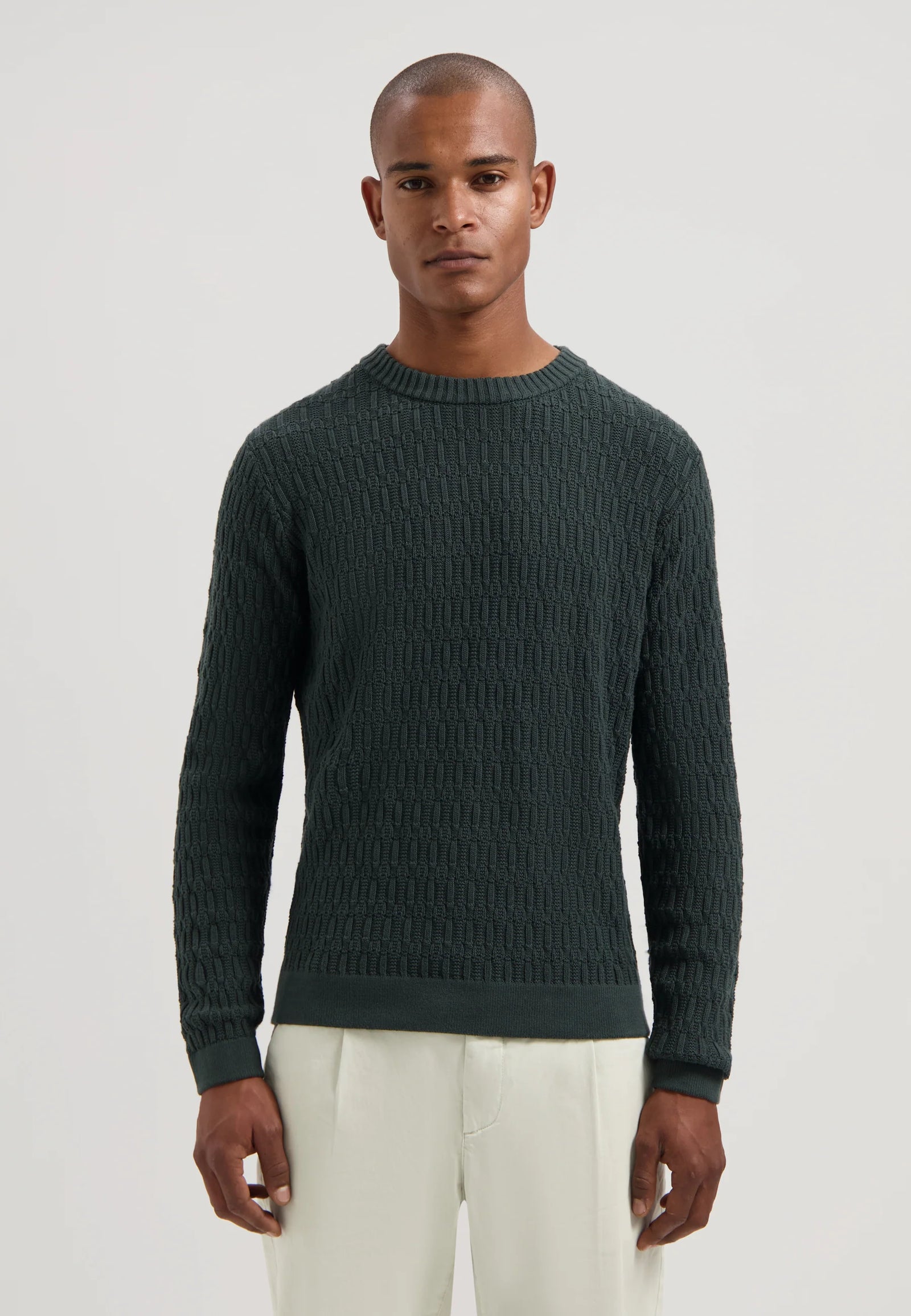 DSTREZZED NOVEL CREW NECK FOREST