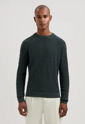 DSTREZZED NOVEL CREW NECK FOREST