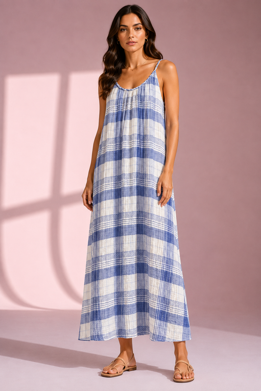 Bella Dahl Braided Halter Midi Dress