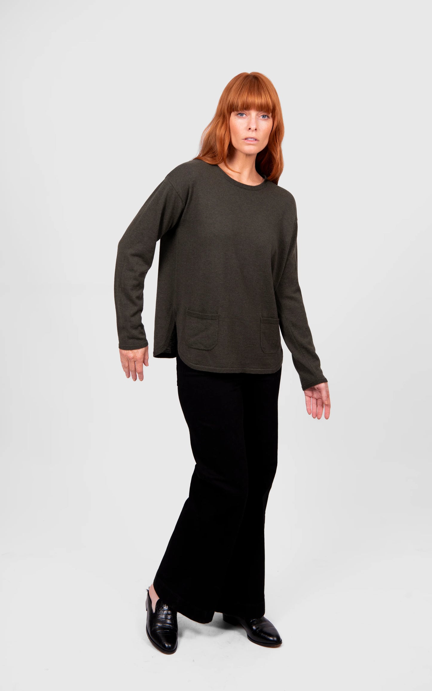 Bridge & Lord - Roll Trim Relaxed Pullover