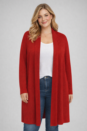 Fields woman swing coat Ribbed front