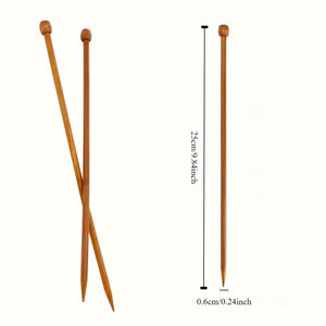 Wooden Knitting Needle Set