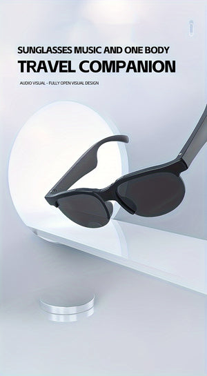 Smart Fashion Glasses with Built-In Speaker & Mic