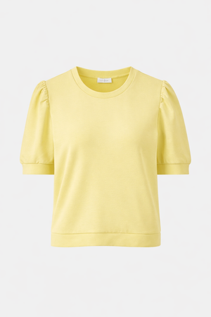 RICH & ROYAL T-SHIRT WITH PUFF SLEEVES