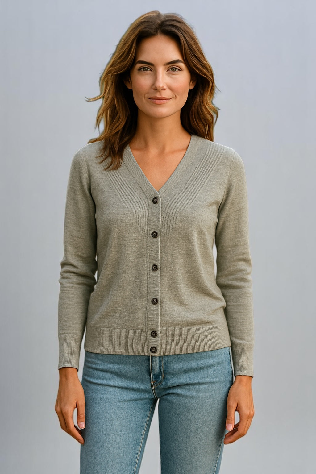 Sovrano cardigan wool blend