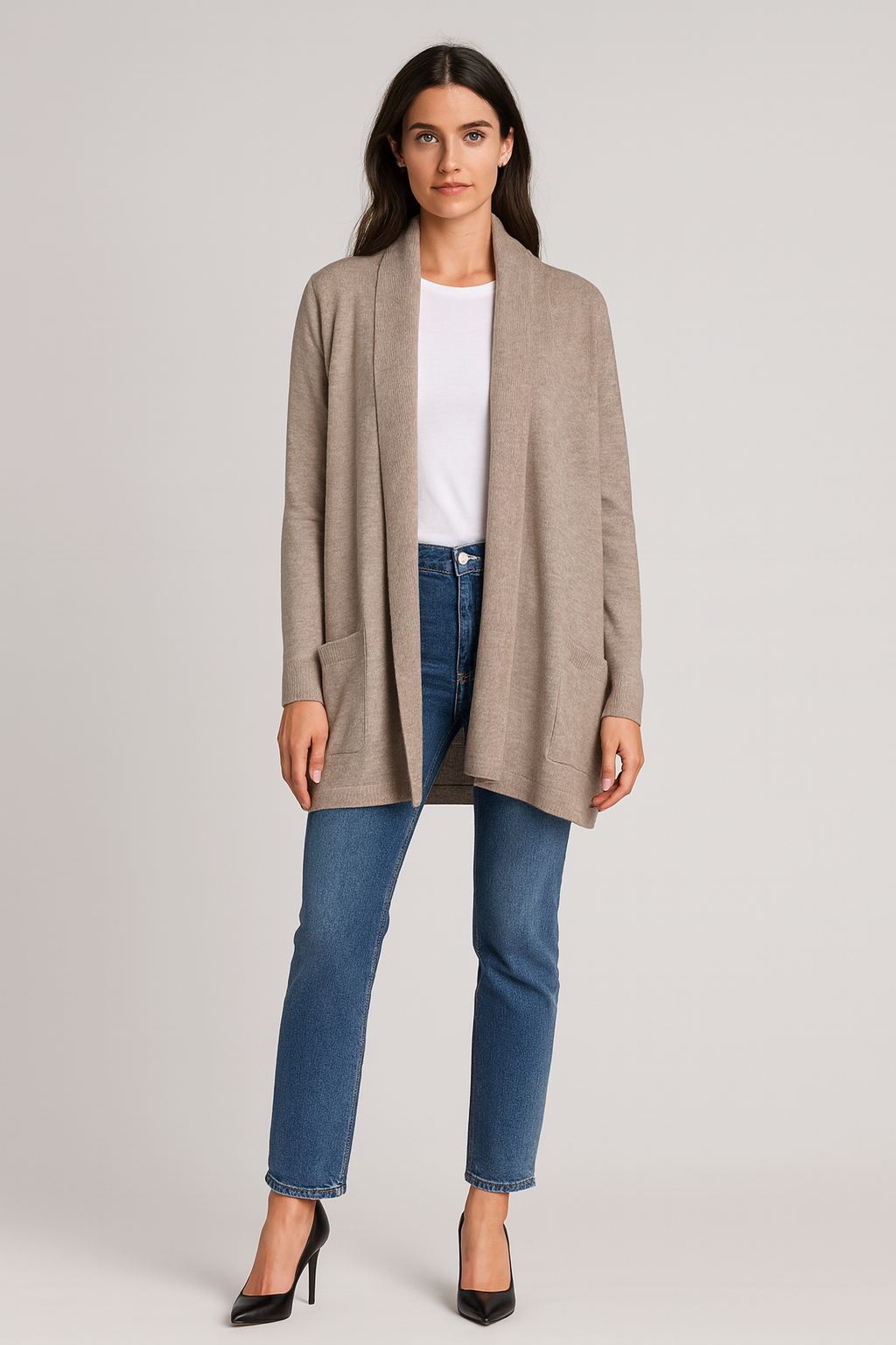 FIELDS SWING COAT RIBBED SLEEVES