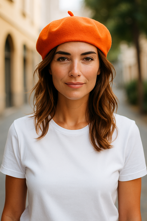 PURE WOOL BERET HAT