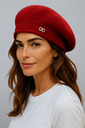 PURE WOOL BERET HAT