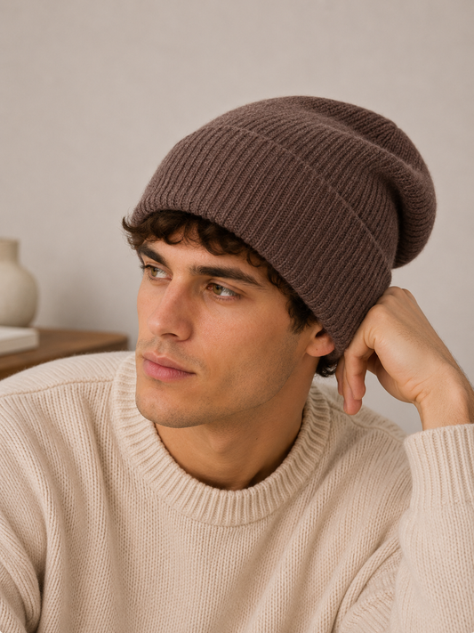 Unisex Premium Angora Fur Beanie