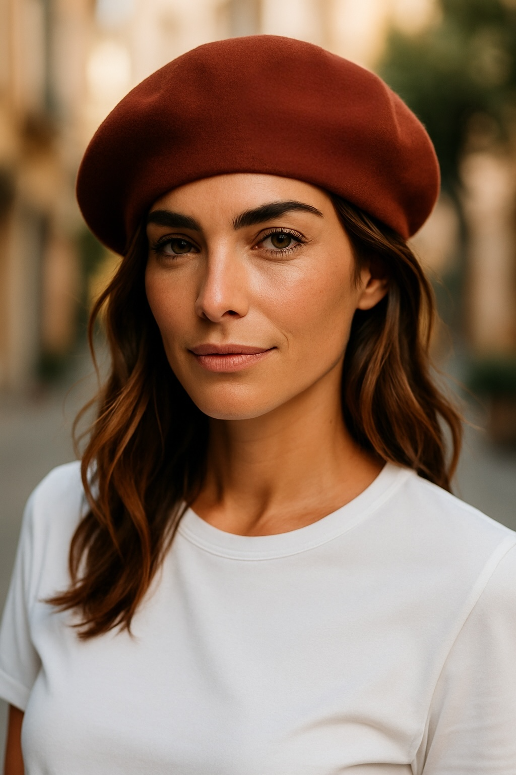 LINED PURE MERINO WOOL BERET