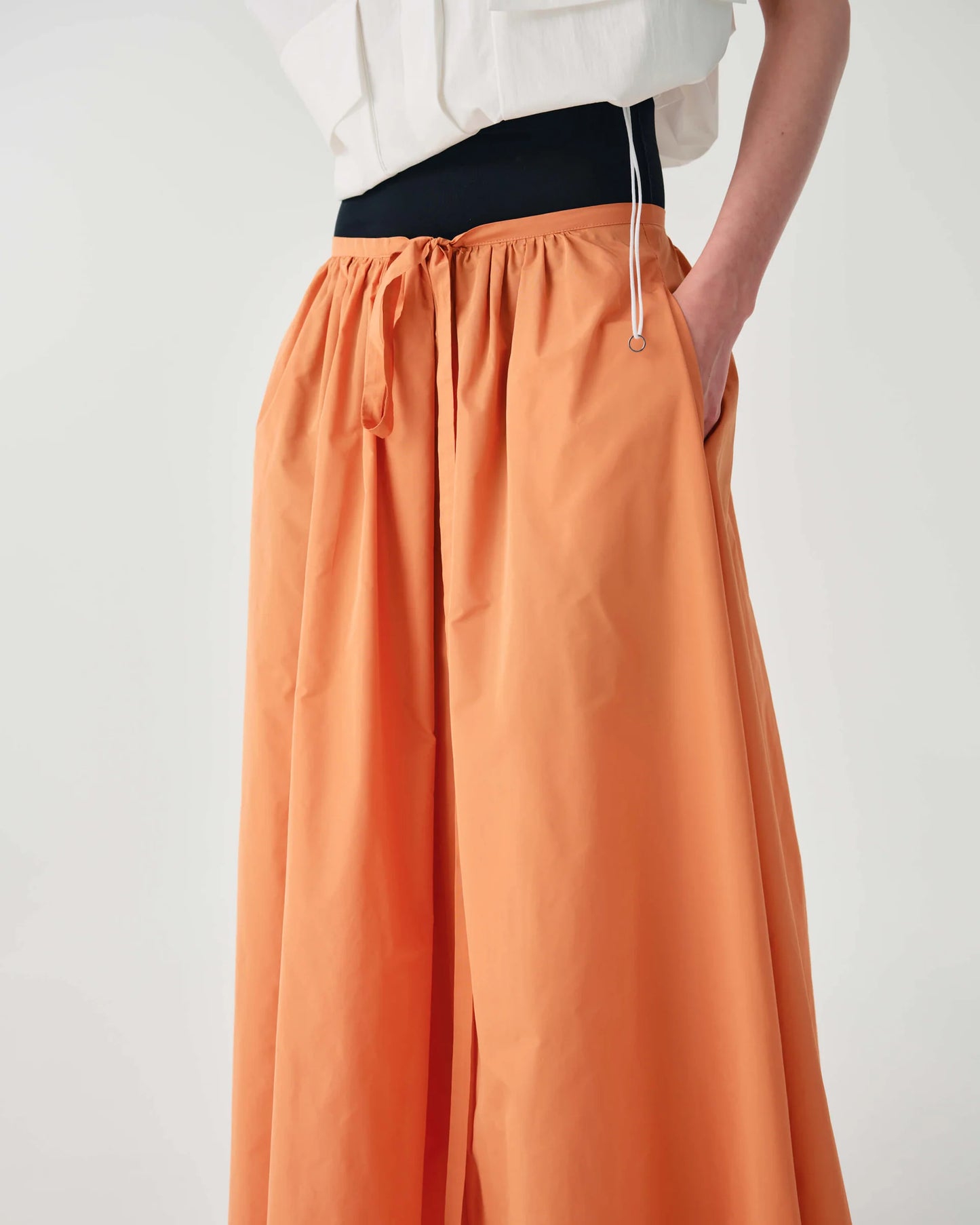 Beatrice Made In Italy Orange Skirt