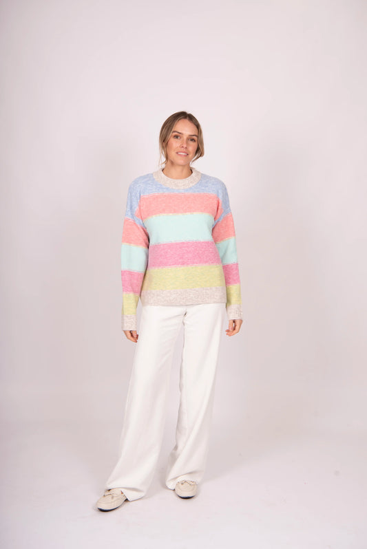 Fields - Multi Stripe Pullover