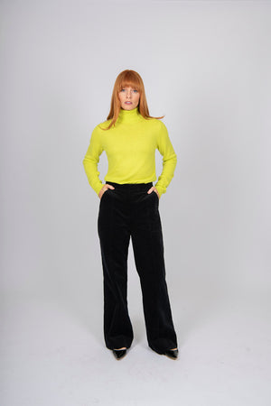 ROSIE ROLL NECK PULLOVER BRIDGE & LORD CASHMERE / MERINO
