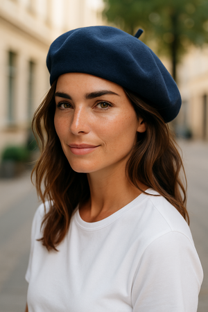 PURE WOOL BERET HAT