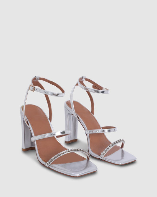 SKIN LEATHER SHOES HIGH HEEL
