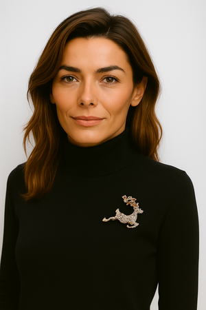 Stainless Steel Brooch Clothing Pin