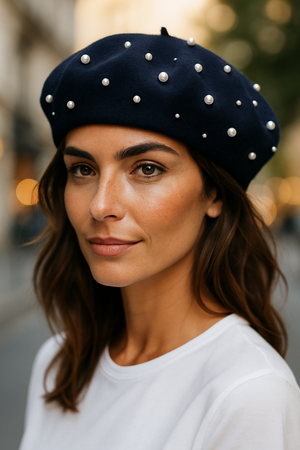 PURE WOOL BERET HAT