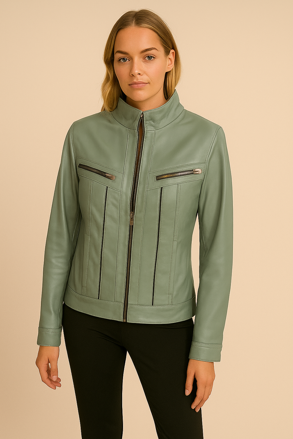 MARAL 100% LEATHER BIKER JACKET