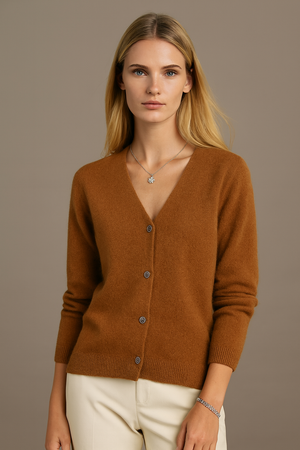 Pure wool Cardigan V-Neck Knit on Australia