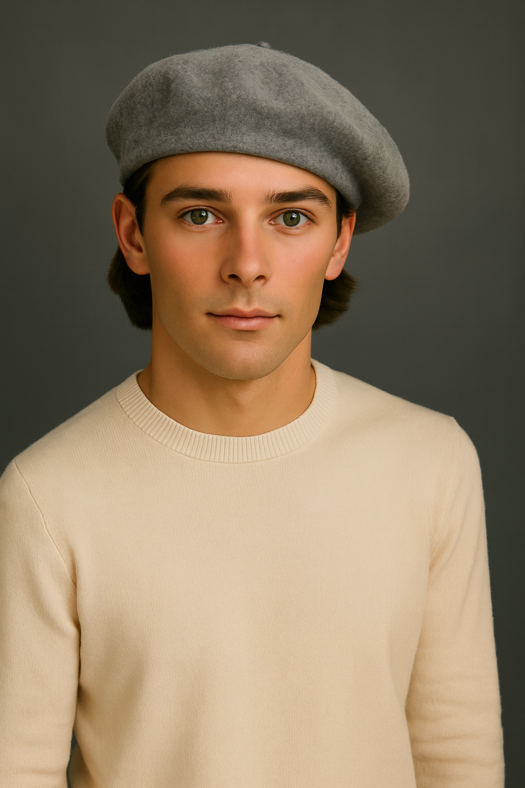 EXTRA FINE PURE WOOL BERET HAT